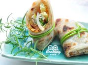 A picture of green onion kimchi