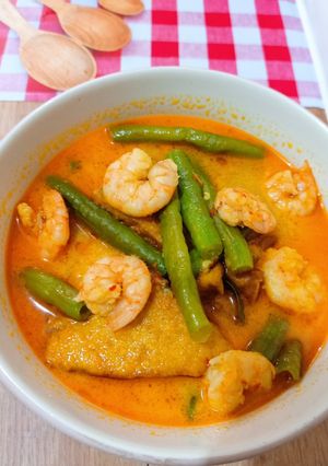 Foto resep Gulai Tahu Kacang Panjang dan Udang