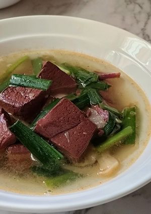 豬血湯 的食譜成品照片