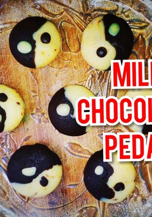 A picture of Milk and Chocolate Peda.