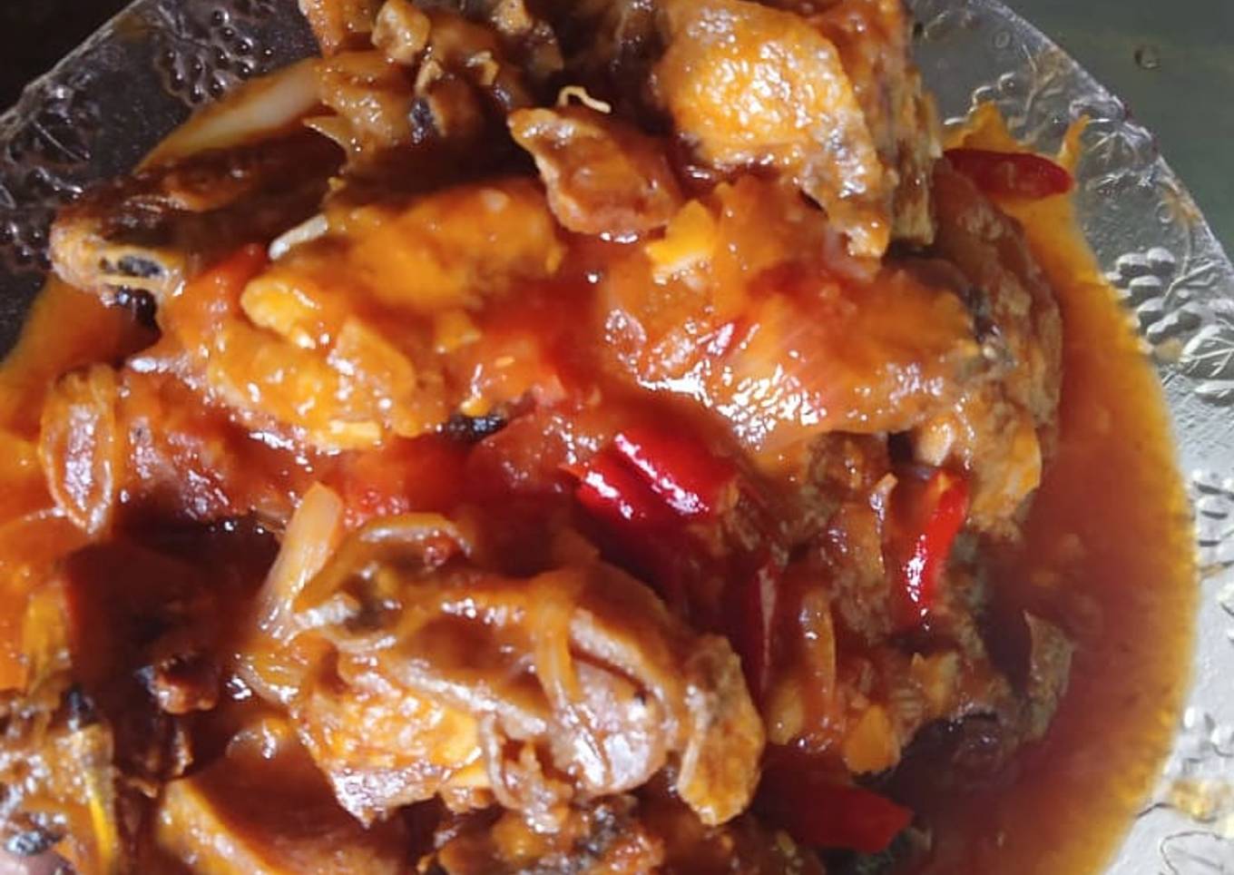 Ayam saus padang