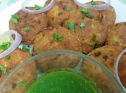 A picture of chana kebab