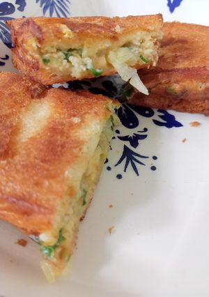 Foto resep Martabak telor roti tawar