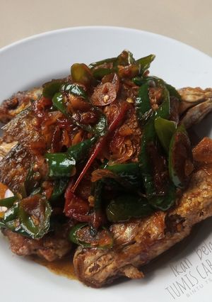 Foto resep Ikan Belanak Tumis Cabai Hijau