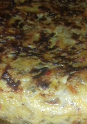 Una foto de Tortilla Con Vegetales 🍟🐣