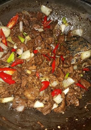 Foto resep Sapi lada hitam #iduladha