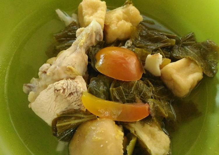 Cara Gampang Menyiapkan Sayur asin segar halal non msg, Bisa Manjain Lidah