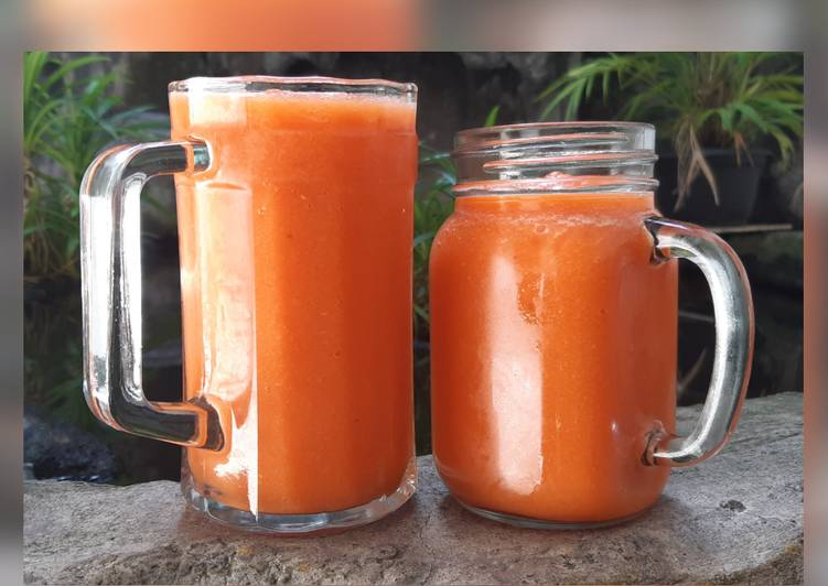Resep Papaya Pineapple Carrot Juice yang Enak Banget