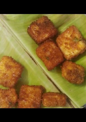A picture of Healthy and tasty paneer nuggets (without maida).