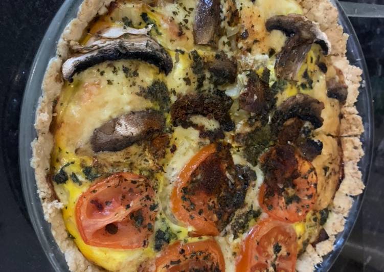 How to Make Perfect Quiche with no grain pastry