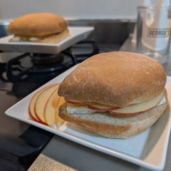 A picture of Apple & Camembert Cheese Sandwich.