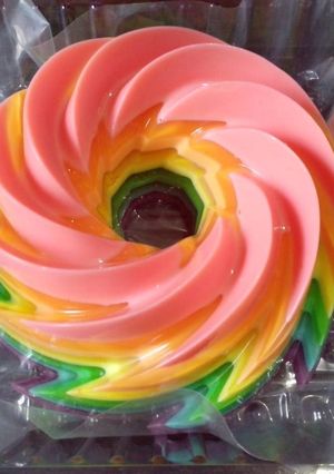 Foto resep Puding Rainbow