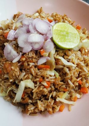 รูปของ ข้าวผัดกะปิน้ำพริกหนุ่ม