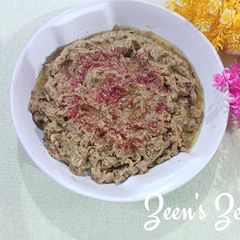 A picture of Baba Ghanoush.
