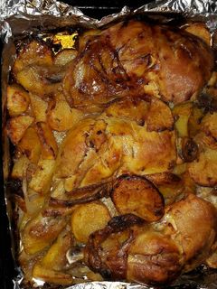 صورة لوصفة صينيه البطاطا على دجاج
