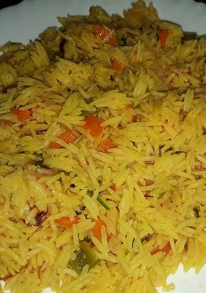 A picture of Turmeric Fried Rice.