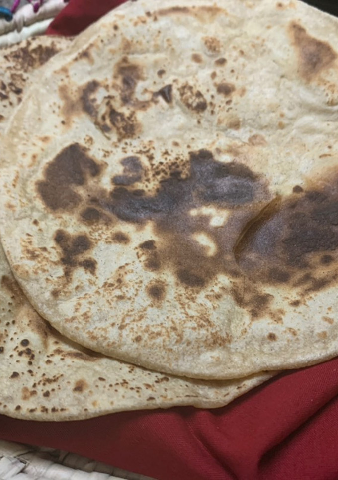 A picture of Simple Wheat roti.