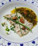 Lenguado con salsa de naranjas