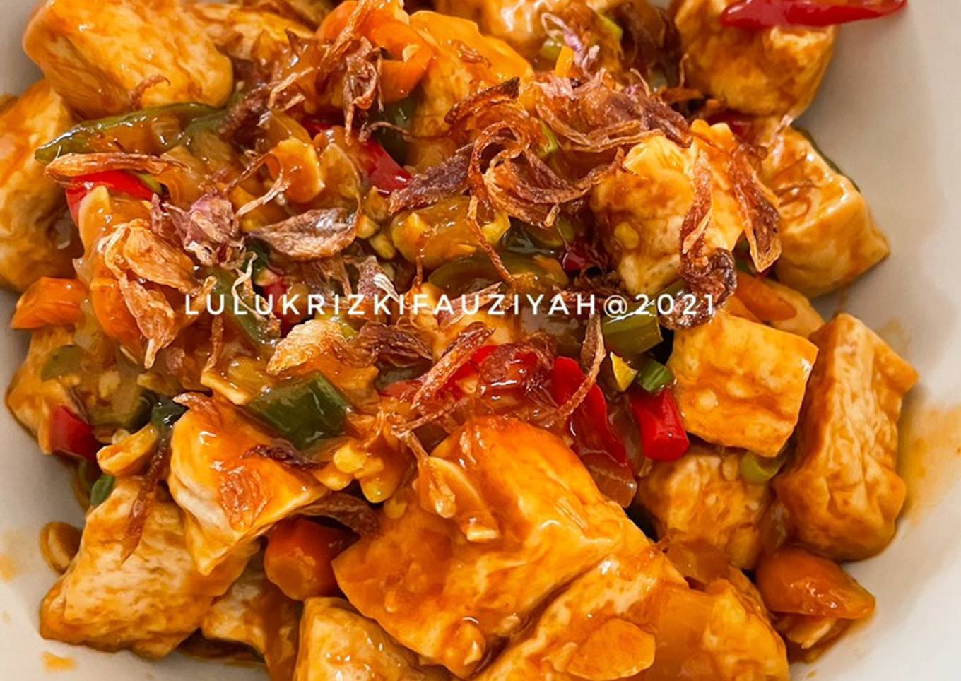 41. Tahu Asam Manis Pedas