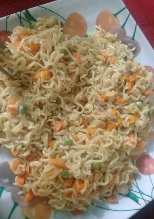 A picture of Vegetable noodles.