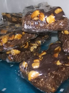 Una foto de Postre: Snickers saludables