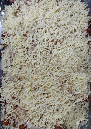 Una foto de Lasaña Vegetariana sin lactosa