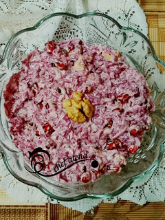 عکسی از دستور سالاد کلم و انار آتنا