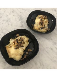 Foto di Crêpes con besciamella, funghi e prosciutto cotto 🍄
