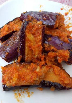 Foto resep Terong sambel ebi pedas
