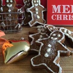 A picture of Eggless Whole Wheat GingermanBread Cookie.