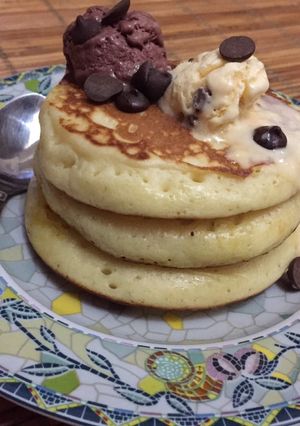 Foto resep Pancake tebal & fluffy tanpa ribet 🥞