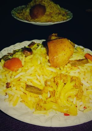 ভেজ বাটার বিরিয়ানী (Veg Butter Biriyani recipe in Bengali) রেসিপির প্রধান ছবি