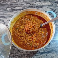 A picture of BBQ Beans.