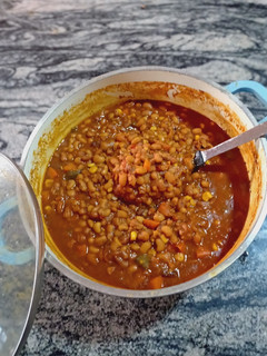 A picture of BBQ Beans.
