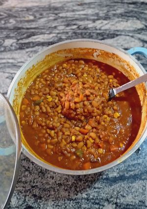 A picture of BBQ Beans.