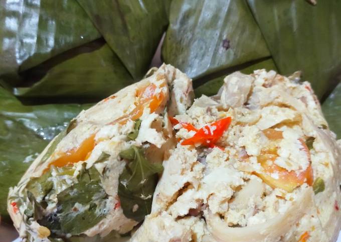 Resep Pepes Tahu Jamur Tiram Oleh Titiek Cookpad