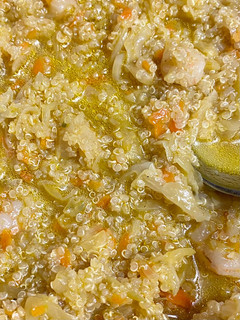 Una foto de Sopa de quinoa