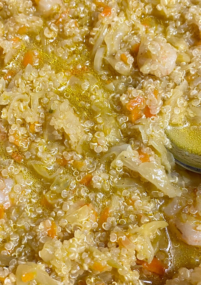 Una foto de Sopa de quinoa