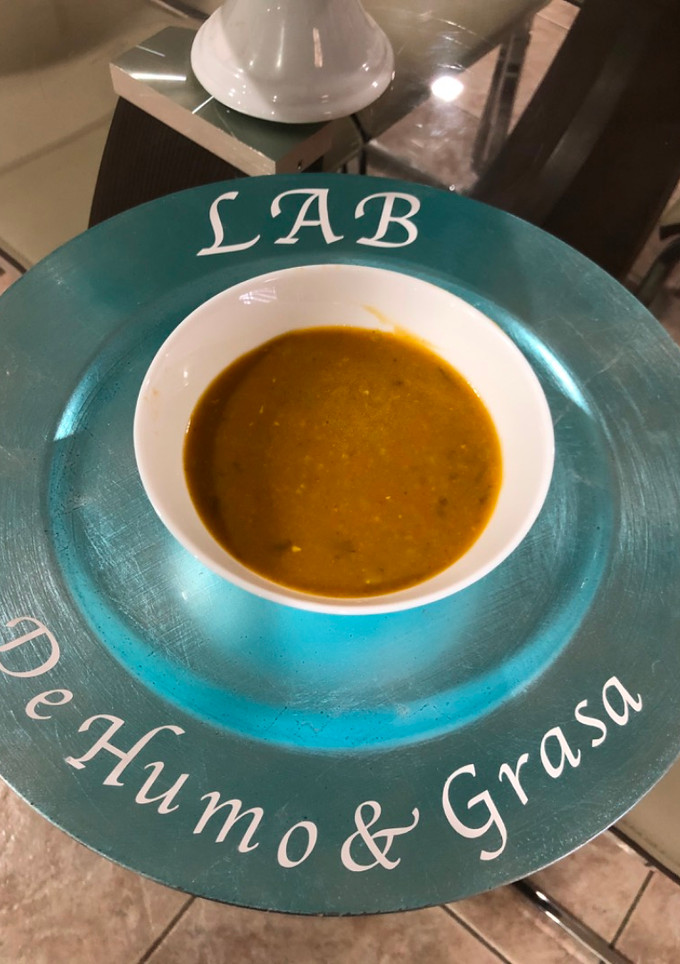 Una foto de Chícharos (Guisantes) con Calabaza