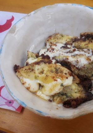 Una foto de Revuelto de queso