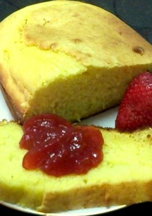Una foto de Pan de helado de vainilla, dos ingredientes solamente