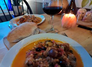 Una foto de Bacalao a la Vizcaína