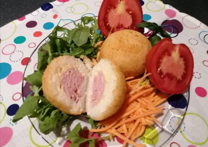 Arancini di riso dal cuore rosa💗