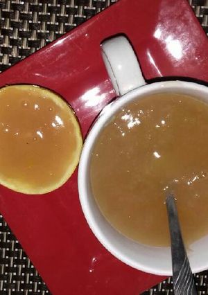 Una foto de Gelatina de naranja