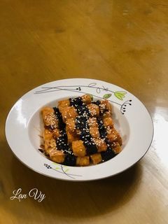 Hình của món Đậu hũ cuộn rong biển.