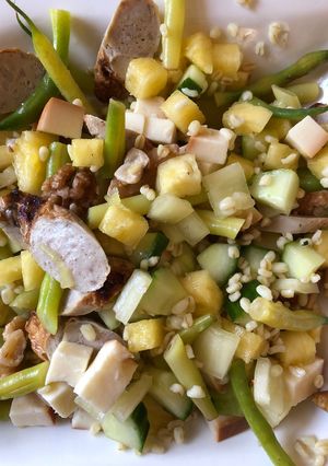 A picture of Yellow Submarine Salad.
