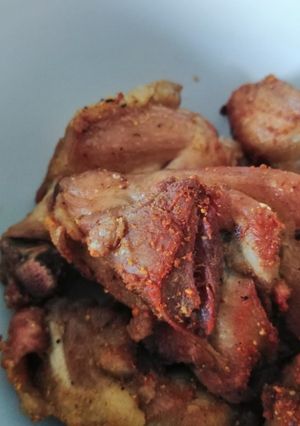 A picture of Simple Crispy fried chicken #4weekschallenge #charityrecipe.