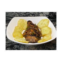Fried fish coated in flour and sauce A picture of Fried fish coated in flour and sauce.