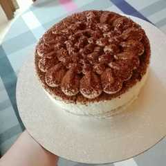 Una foto de Tarta de tiramisú