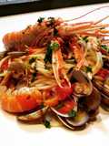 Vermicelli con scampi e vongole